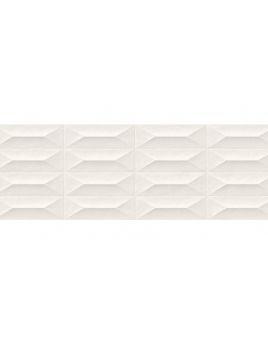 Azulejo COLORPLAY White Struttura Cabochon 3D de MARAZZI