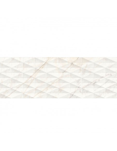 Azulejo ALLMARBLE WALL Golden white struttura 3D pavé lux de MARAZZI - M71S