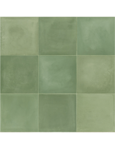 Suelo porcelánico D_SEGNI BLEND Verde 20x20cm de MARAZZI - M5ZS