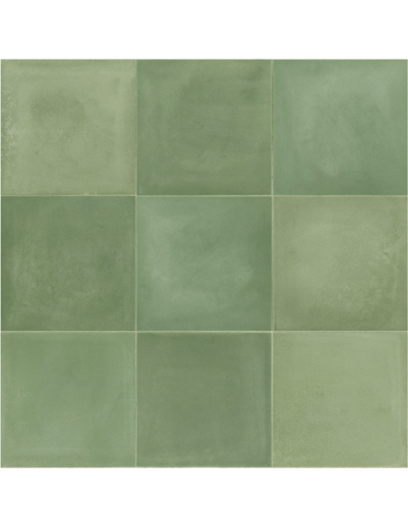 Suelo porcelánico D_SEGNI BLEND Verde 20x20cm de MARAZZI - M5ZS