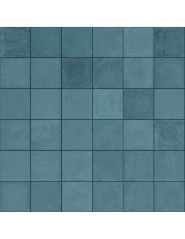 Porcelánico D_SEGNI BLEND Azzurro 10x10cm de MARAZZI - M612