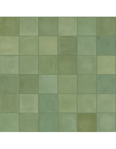 Porcelánico D_SEGNI BLEND Verde 10x10cm de MARAZZI - M613