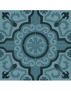 Porcelánico D_SEGNI BLEND Tappeto 2 Azzurro 20x20cm de MARAZZI - M60G 2