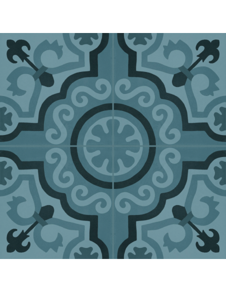 Porcelánico D_SEGNI BLEND Tappeto 2 Azzurro 20x20cm de MARAZZI - M60G