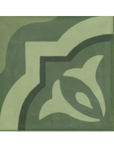 Suelo porcelánico D_SEGNI BLEND Tappeto 3* Verde 20x20cm de MARAZZI - M60H