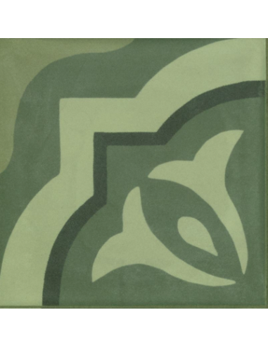 Suelo porcelánico D_SEGNI BLEND Tappeto 3* Verde 20x20cm de MARAZZI - M60H