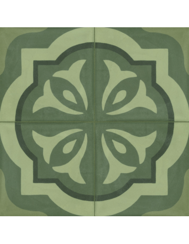 Suelo porcelánico D_SEGNI BLEND Tappeto 3* Verde 20x20cm de MARAZZI - M60H