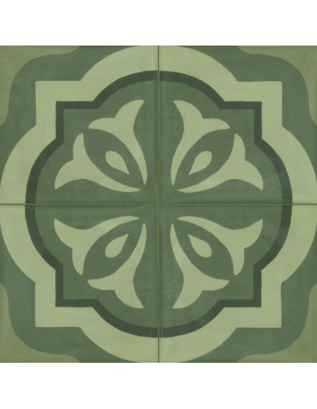 Suelo porcelánico D_SEGNI BLEND Tappeto 3* Verde 20x20cm de MARAZZI - M60H