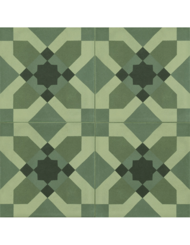 Porcelánico D_SEGNI BLEND Tappeto 4 Verde 20x20cm de MARAZZI - M60L