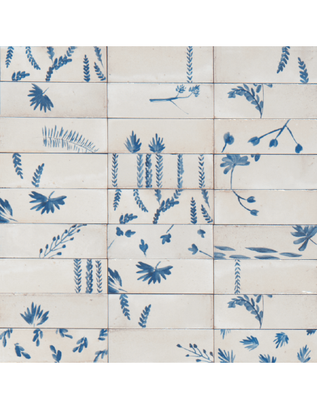 Porcelánico RICE Decoro Leaf Natural de Marazzi (Ref. M96U) | Azulisimo