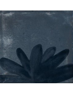 Porcelánico RICE Decoro Blossom Blu de Marazzi (Ref. M9J9) | Azulisimo 2