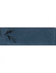 Porcelánico RICE Decoro Leaf Blu de Marazzi (Ref. M96W) | Azulisimo 2