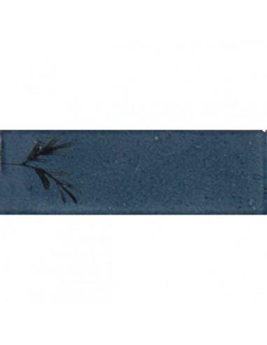 Porcelánico RICE Decoro Leaf Blu de Marazzi (Ref. M96W) | Azulisimo