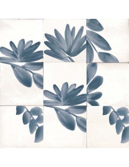 Porcelánico RICE Decoro Blossom Bianco de Marazzi (Ref. M9JA) | Azulisimo