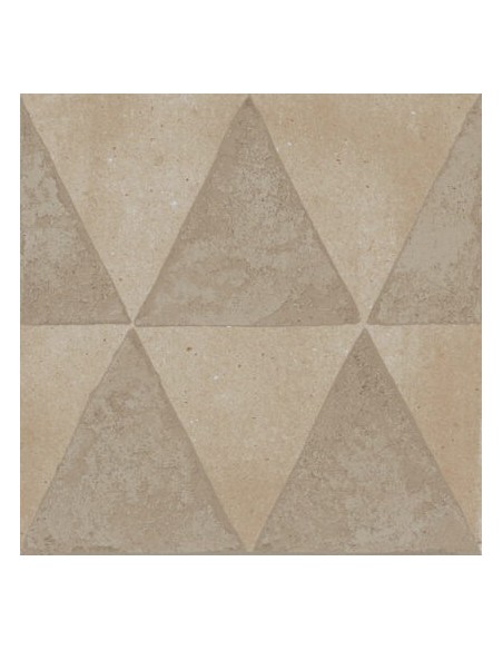 Porcelánico ARTCRAFT Sabbia decoro triangoli de Marazzi. Ref MH0U
