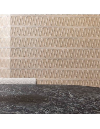 Azulejo Slow Wall,modelo Hay Pomice 3D cromo de la marca Marazzi. Ref MPC6
