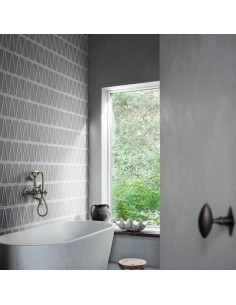 Azulejo Slow Wall,modelo Hay cromo 3D cromo de la marca Marazzi. Ref MPC7 2