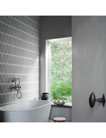 Azulejo Slow Wall,modelo Hay cromo 3D cromo de la marca Marazzi. Ref MPC7