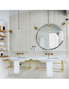 Azulejo Bliss 3D Square Ice de la marca Marazzi. Ref.MP5V 2