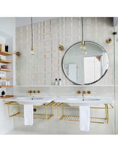 Azulejo Bliss 3D Square Ice de la marca Marazzi. Ref.MP5V