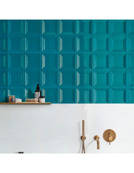 Azulejo Bliss 3D Square Ocean de la marca Marazzi. Ref.MP5U
