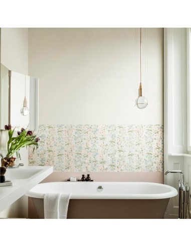 Azulejo Flora Bianco 30x90 de la marca Marazzi. Ref.MP81