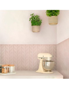 Azulejo Flora Rosa Struttura 3D Spike 30x90 de la marca Marazzi. Ref.MP82 2