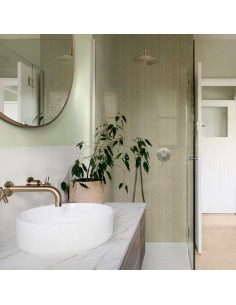 Azulejo Flora Verde Struttura 3D Spike 30x90cm de la marca Marazzi. Ref.MP84 2