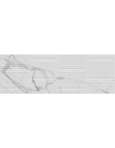 Azulejo Fabula Wall Statuario Struttura 3D Gentle 33x100cm de la marca Marazzi. Ref. MN3K