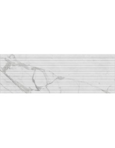 Azulejo Fabula Wall Statuario Struttura 3D Mikado 33x100cm de la marca Marazzi. Ref MN2U