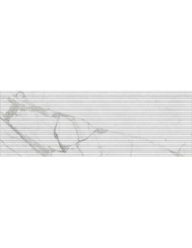 Azulejo Fabula Wall Statuario Struttura 3D Mikado 33x100cm de la marca Marazzi. Ref MN2U