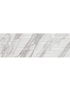 Azulejo Fabula Wall Calacatta Struttura 3D Gentle 33x100cm de la marca Marazzi. Ref MN3G