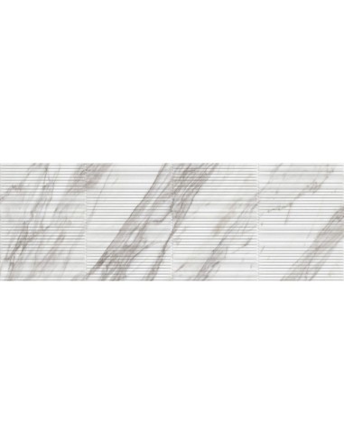 Azulejo Fabula Wall Calacatta Struttura 3D Gentle 33x100cm de la marca Marazzi. Ref MN3G