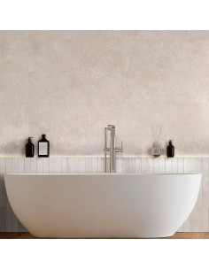 Azulejo Fabula Wall Travertino Cross Bianco 33x100cm de la marca Marazzi. Ref MP9Q 2