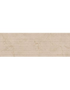 Azulejo Fabula Wall Marfil Struttura 3D Mikado 33x100cm de la marca Marazzi. Ref MN2L