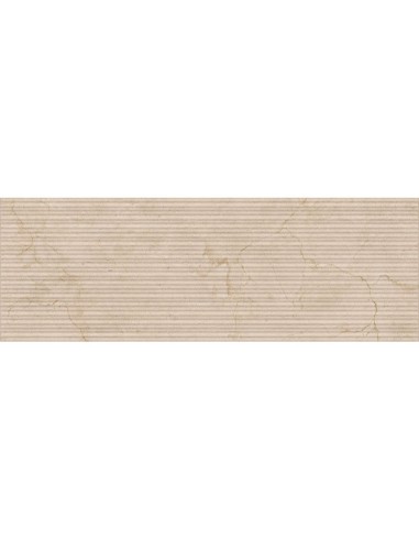 Azulejo Fabula Wall Marfil Struttura 3D Mikado 33x100cm de la marca Marazzi. Ref MN2L