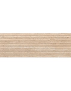 Azulejo Fabula Wall Travertino Struttura 3D Mikado 33x100cm de la marca Marazzi. Ref MP0K