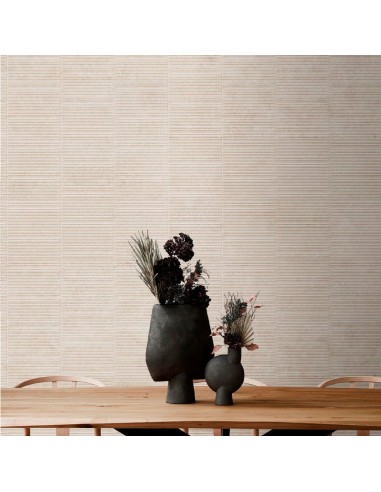 Azulejo Fabula Wall 3D Gentle Travertino Cross Bianco 33x100cm de la marca Marazzi. Ref MP9P