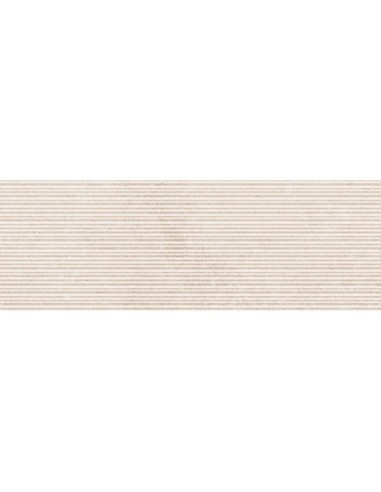 Azulejo Fabula Wall 3D Mikado Travertino Cross Bianco 33x100cm de la marca Marazzi. Ref MP9T