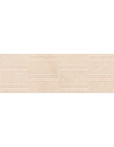 Azulejo Fabula Wall 3D Gentle Travertino Cross Beige de MARAZZI 33x100cm de la marca Marazzi. Ref MP9N