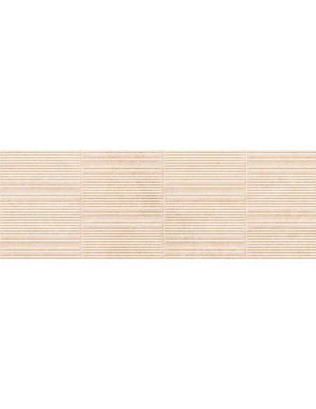 Azulejo Fabula Wall 3D Gentle Travertino Cross Beige de MARAZZI 33x100cm de la marca Marazzi. Ref MP9N