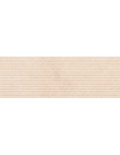 Azulejo Fabula Wall 3D Mikado Travertino Cross Beige de MARAZZI 33x100cm de la marca Marazzi. Ref MP9S