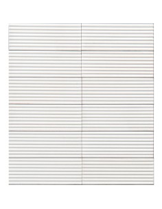 Porcelánico RICE Bianco Struttura Pleat 3D de Marazzi (Ref. M96H) | Azulisimo