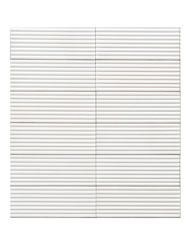 Porcelánico RICE Bianco Struttura Pleat 3D de Marazzi (Ref. M96H) | Azulisimo
