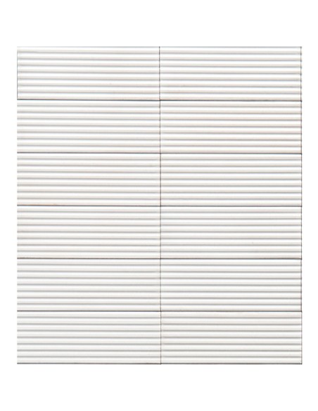 Porcelánico RICE Bianco Struttura Pleat 3D de Marazzi (Ref. M96H) | Azulisimo