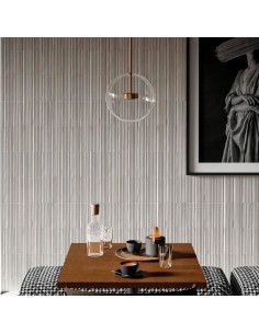 Porcelánico RICE Grigio Struttura Pleat 3D de Marazzi (Ref. M96K) | Azulisimo 2