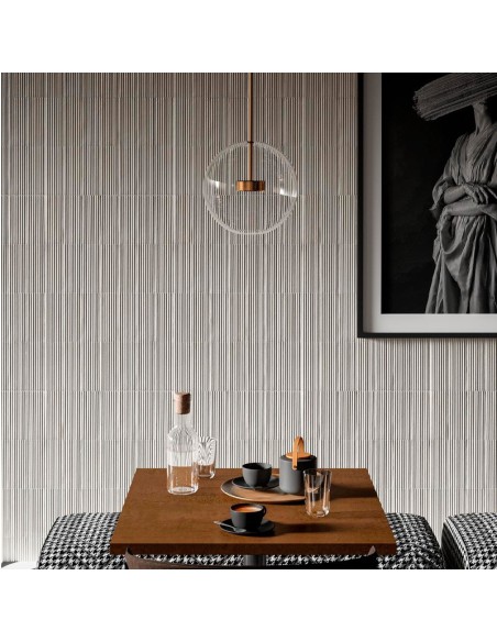 Porcelánico RICE Grigio Struttura Pleat 3D de Marazzi (Ref. M96K) | Azulisimo