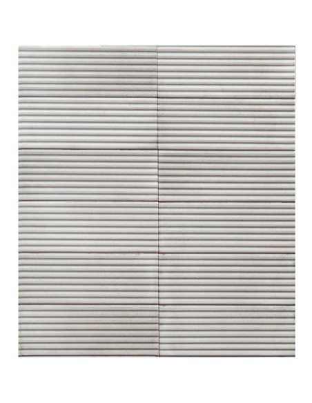 Porcelánico RICE Grigio Struttura Pleat 3D de Marazzi (Ref. M96K) | Azulisimo