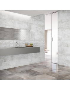 Azulejo GALVANIC Aluminio 31.5x100cm de Grespania 2