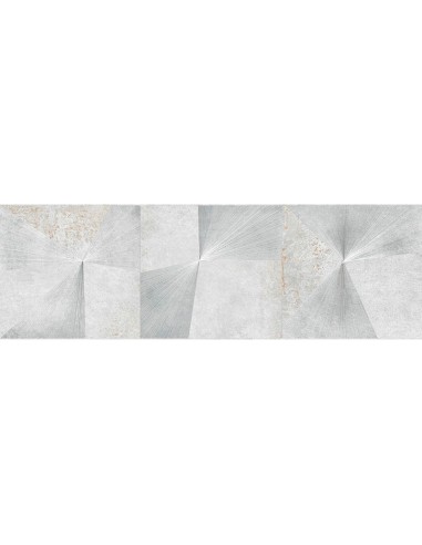 Azulejo GALVANIC Lezama Aluminio 31.5x100cm de Grespania